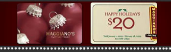 Maggiano's Giftcard Offer
